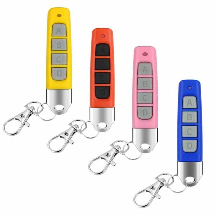 433MHz Cloning Code 4 Key Garage Gate Door Opener Copy Remote Control Duplicator  |  Remote Control Consumer Electronics Blue/Pink/Red/Yellow/Multicolored