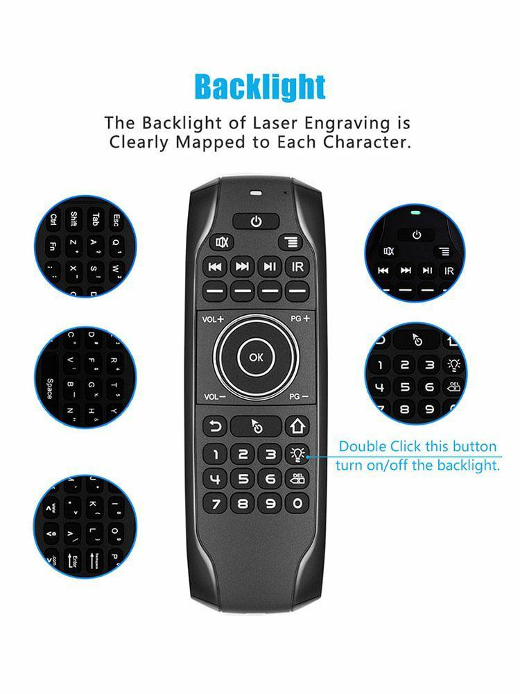 Air Mouse Bluetooth-compatible Wireless Keyboard Remote Control for Android TV  |  Remote Control Consumer Electronics Remote Control