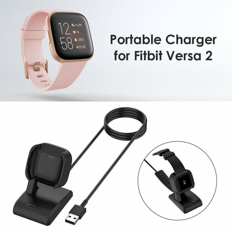 Charger Dock Cradle 1m USB Charging Cable for Fitbit Versa 2 Smart Watch  |  Wearable Devices Consumer Electronics Wearable Devices