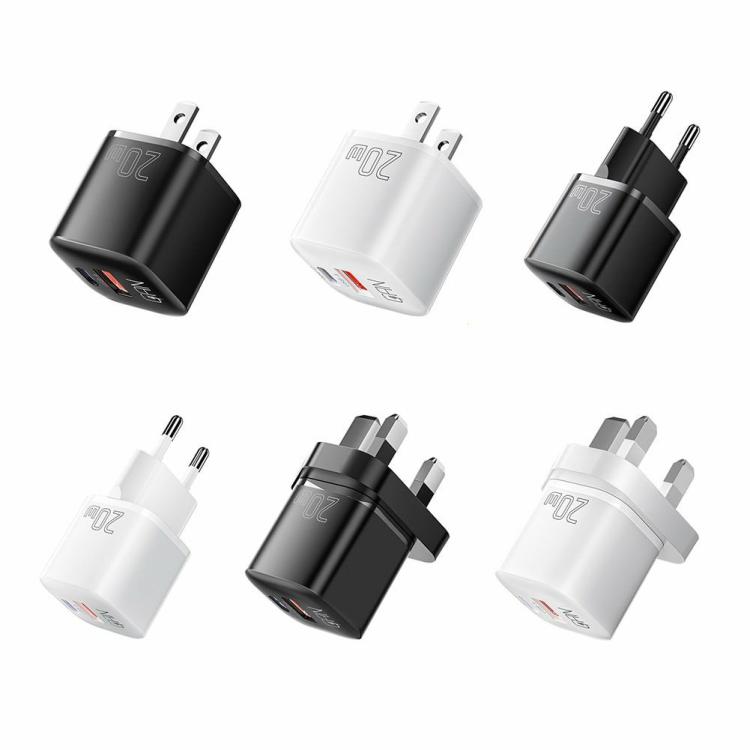 Charging Head Power Adapter Portable Dual Ports for iPhone Mobile Phones  |  Phone Accessories Consumer Electronics Black/White