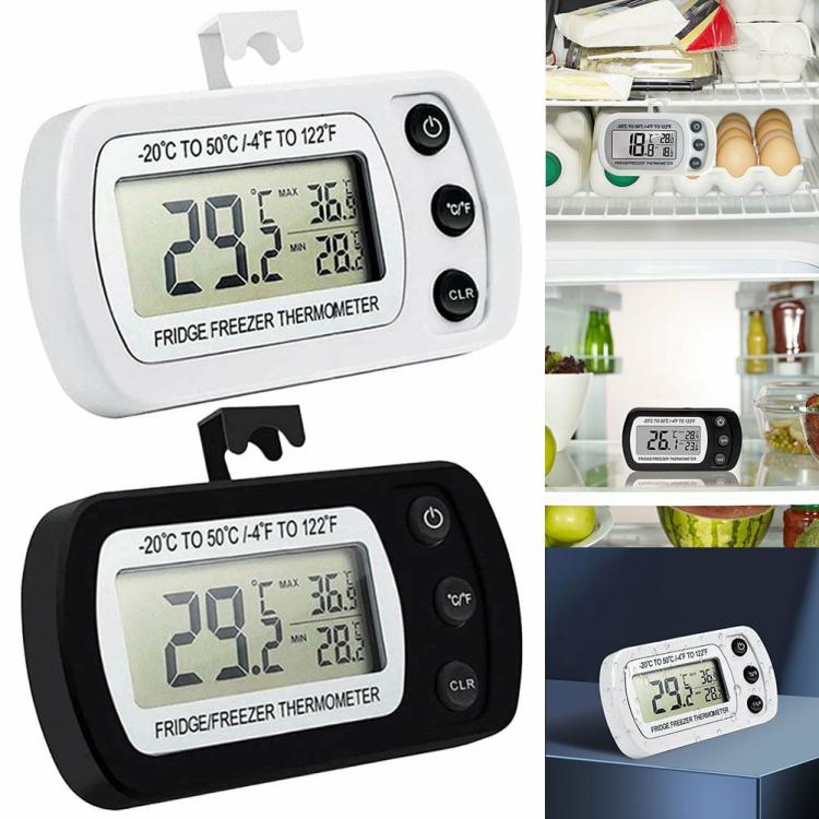 Digital Refrigerator Freezer Thermometer Large LCD Waterproof for Home Bars Cafe  |  Smart Home Consumer Electronics Smart Home