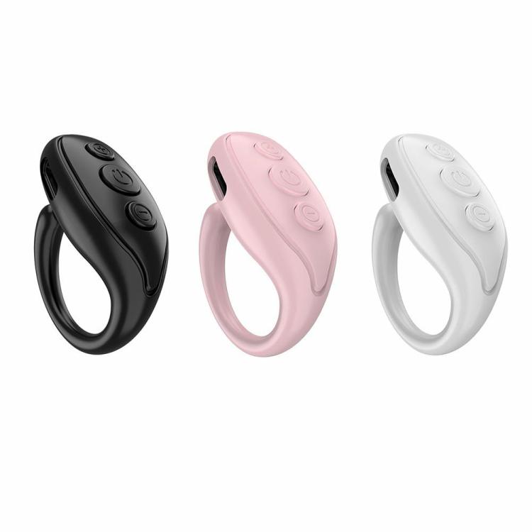 Mobile Phone Bluetooth-compatible Ring Remote Controller Wireless Page Turner  |  Remote Control Consumer Electronics Black/Pink/White