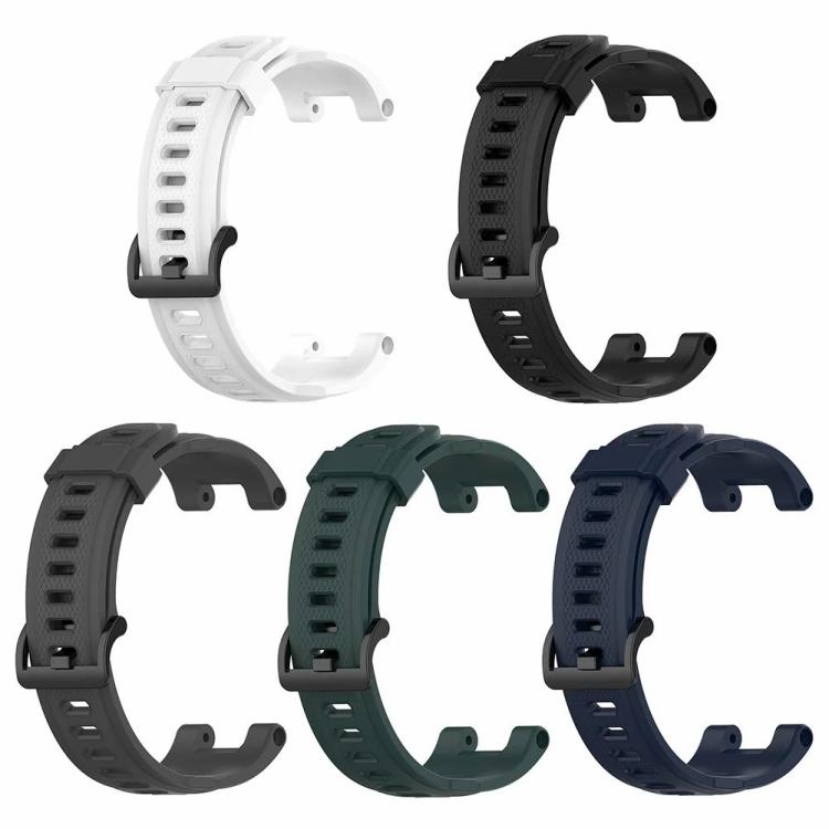 Replacement Silicone Band Strap with Tools for Amazfit T-Rex Smartwatch  |  Wearable Devices Consumer Electronics Black