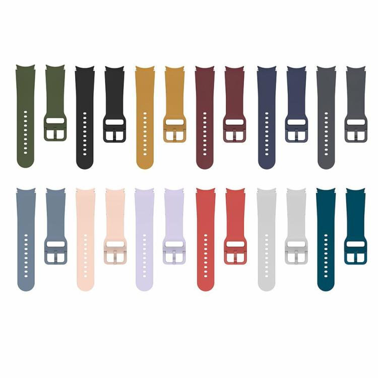 Silicone Replace Watch Wrist Strap for Galaxy Watch5 Pro/5/4 45/40/44mm  |  Wearable Devices Consumer Electronics Black/Light Blue/Purple/Army Green/Dark Blue/Grey/White