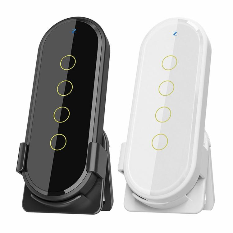 Tuya Smart Wireless Scene Switch Touch Light Switch Fluorescence Function  |  Smart Home Consumer Electronics Black/White