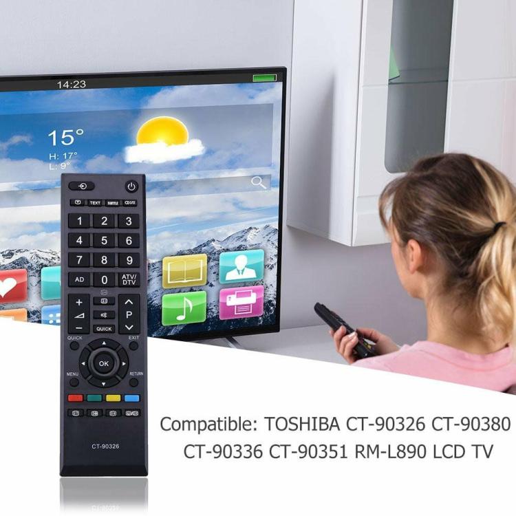 Universal TV Remote Controller for Toshiba CT-90326 CT-90380 CT-90336 CT-90351  |  Remote Control Consumer Electronics Remote Control