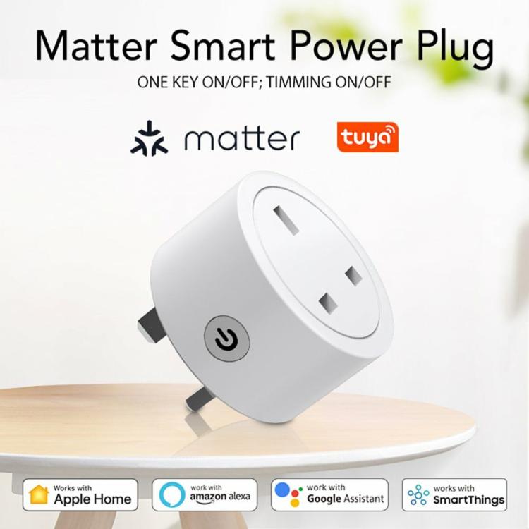 WiFi Wall Smart Socket 16A with Power Monitoring UK Plug Smart Plug APP Control  |  Smart Home Consumer Electronics Smart Home