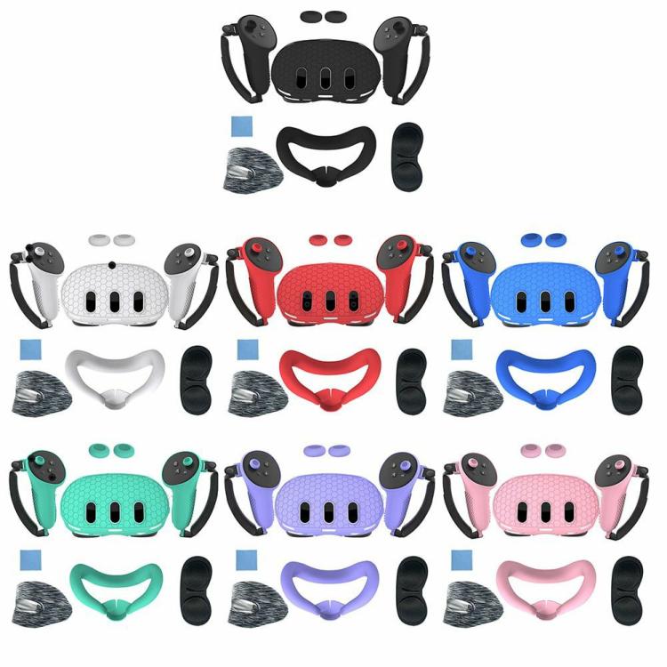 7pcs Accessories Set Lens Protector Cover Soft Protective Cover for Meta Quest 3  |  VR & AR Equipment Consumer Electronics Black/White/Red/Blue/Green/Purple/Pink